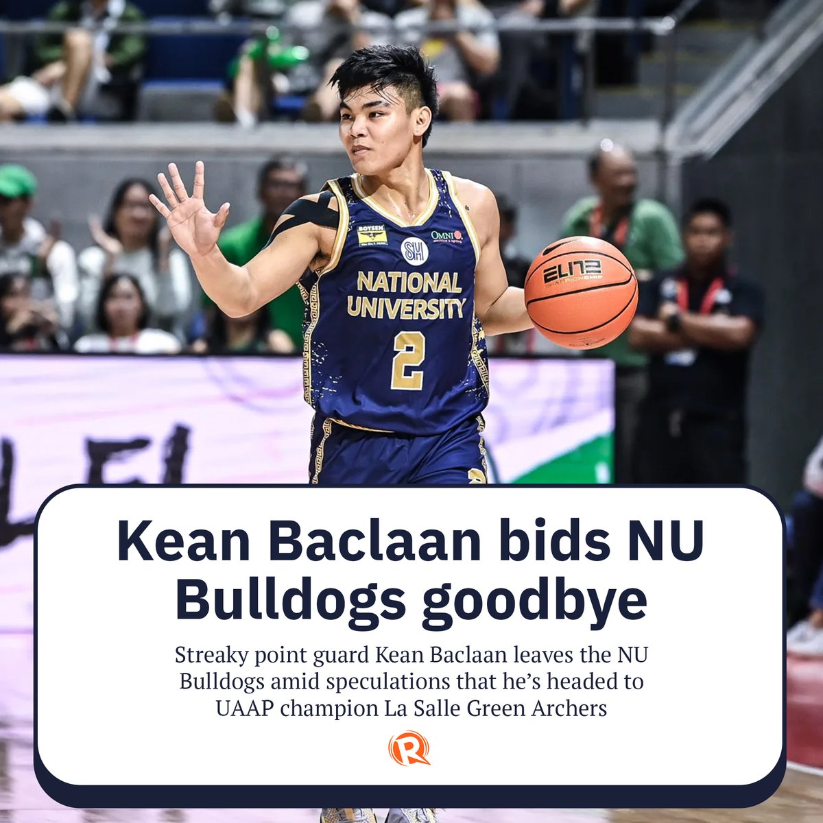 Baclaan is set to play for his third collegiate team since 2022, playing momentarily with the UST Growling Tigers during the men’s basketball offseason before transferring to National University. trib.al/InW4qq8