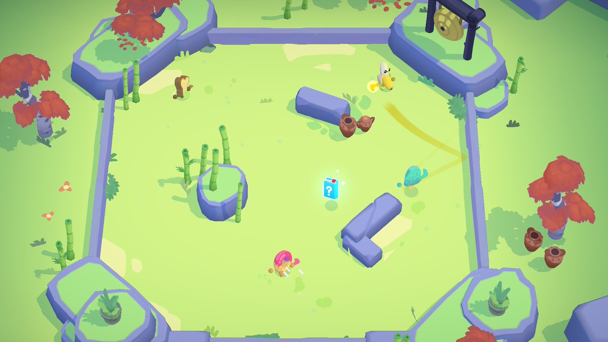 jbilbob's tweet photo. 24. Boomerang Fu (Switch)
Juego pequeño multijugador simple pero muy adictivo. Permite hasta 6 jugadores en modo local, muy recomendable para jugar en fiestas con amigos.
9/10 https://t.co/lwAwCYVW7T
