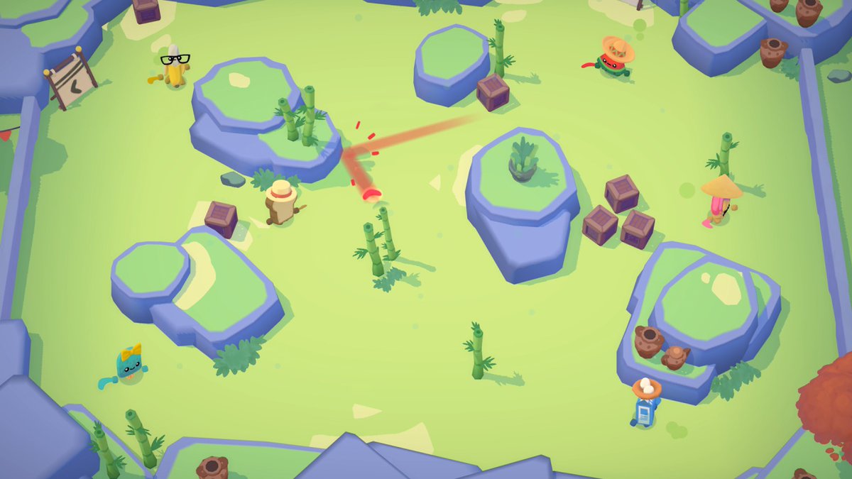jbilbob's tweet photo. 24. Boomerang Fu (Switch)
Juego pequeño multijugador simple pero muy adictivo. Permite hasta 6 jugadores en modo local, muy recomendable para jugar en fiestas con amigos.
9/10 https://t.co/lwAwCYVW7T