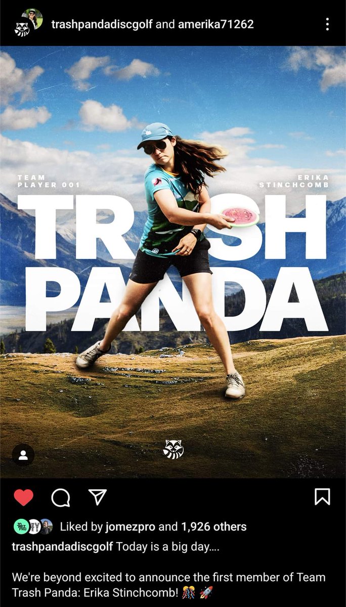 Crunchy_DG's tweet photo. Trash Panda has entered the player sponsor scene 👀 https://t.co/f3TjSLMeB5
