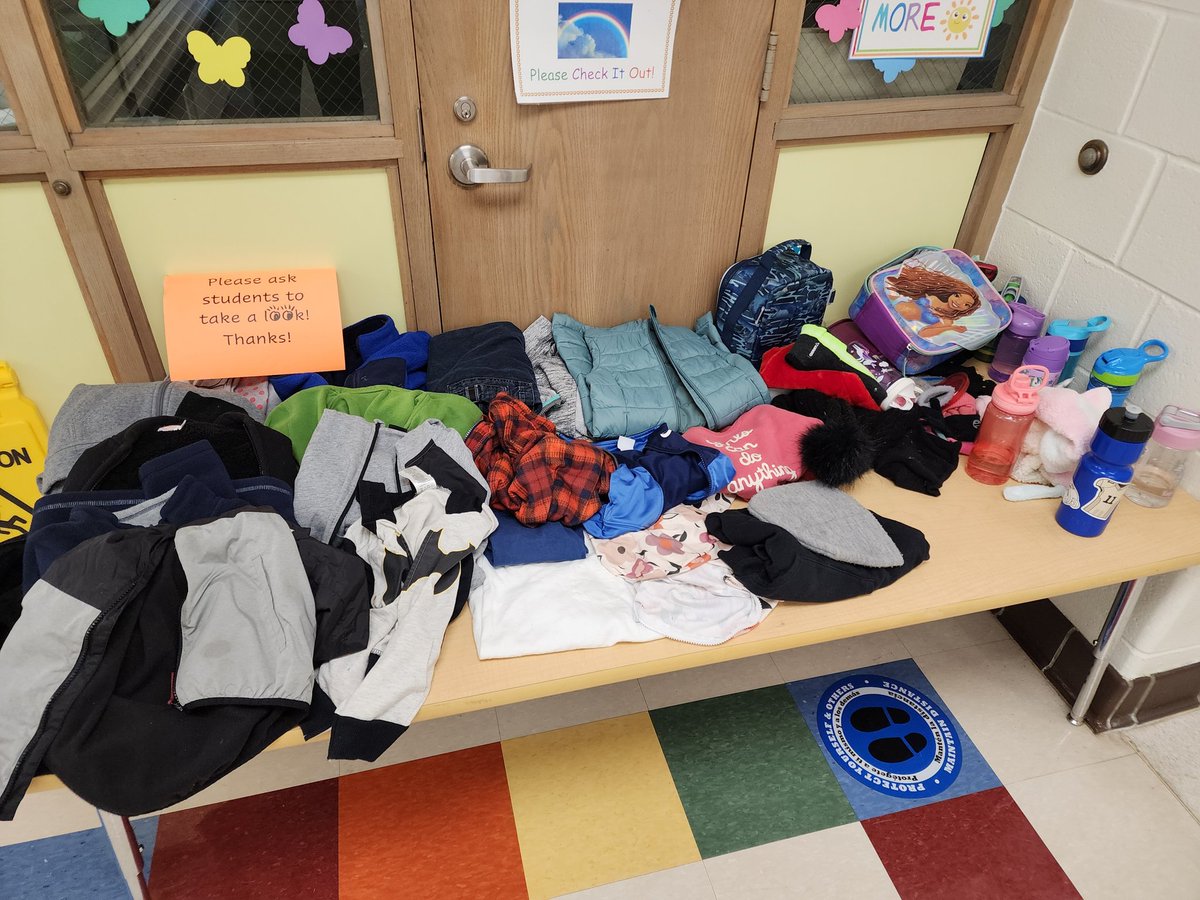Lost and Found Day! If you see something that belongs to you please contact your child's teacher through Talkingpoints.