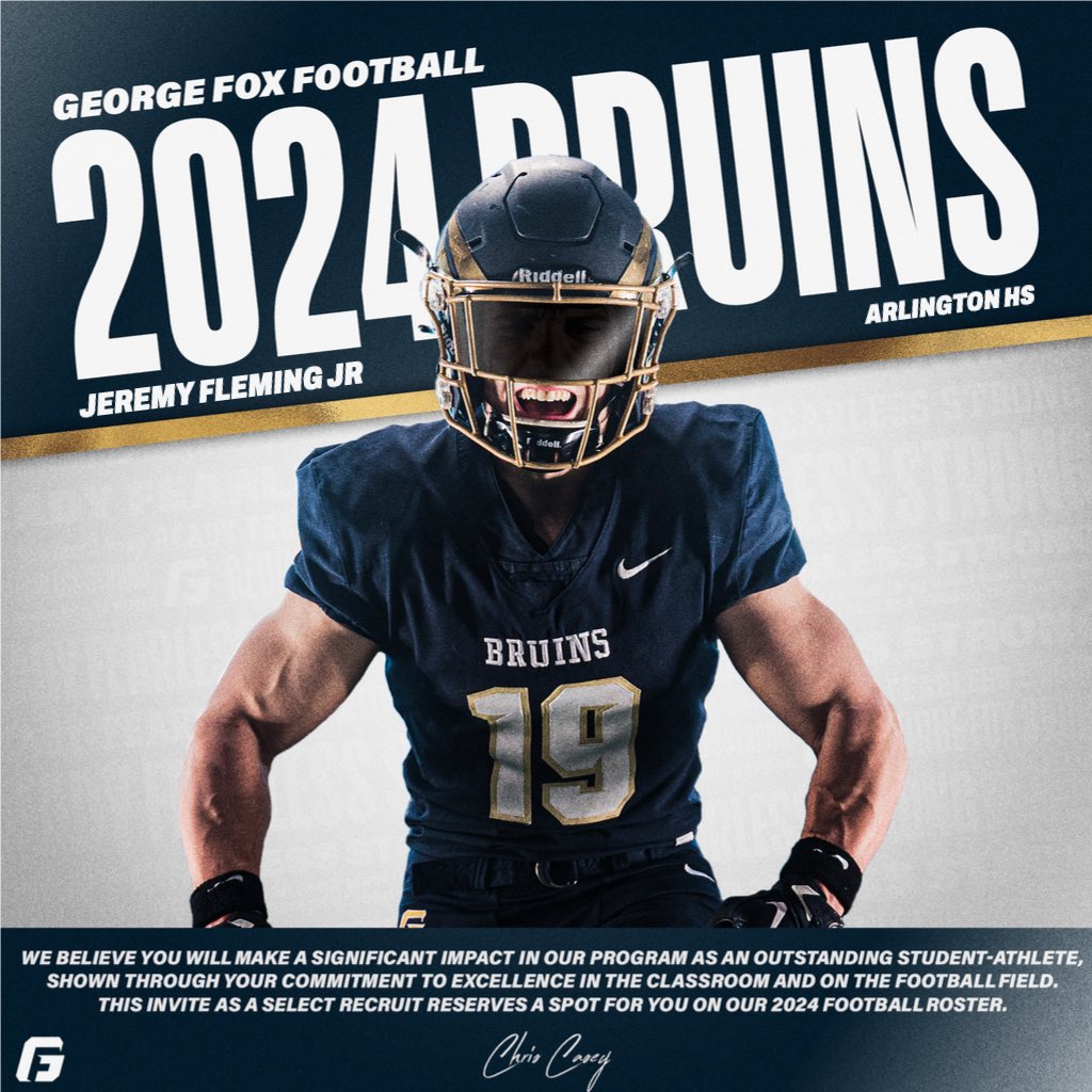 After a great talk with @CoachHughesGFU  I’m excited to say I have received an offer from George Fox!