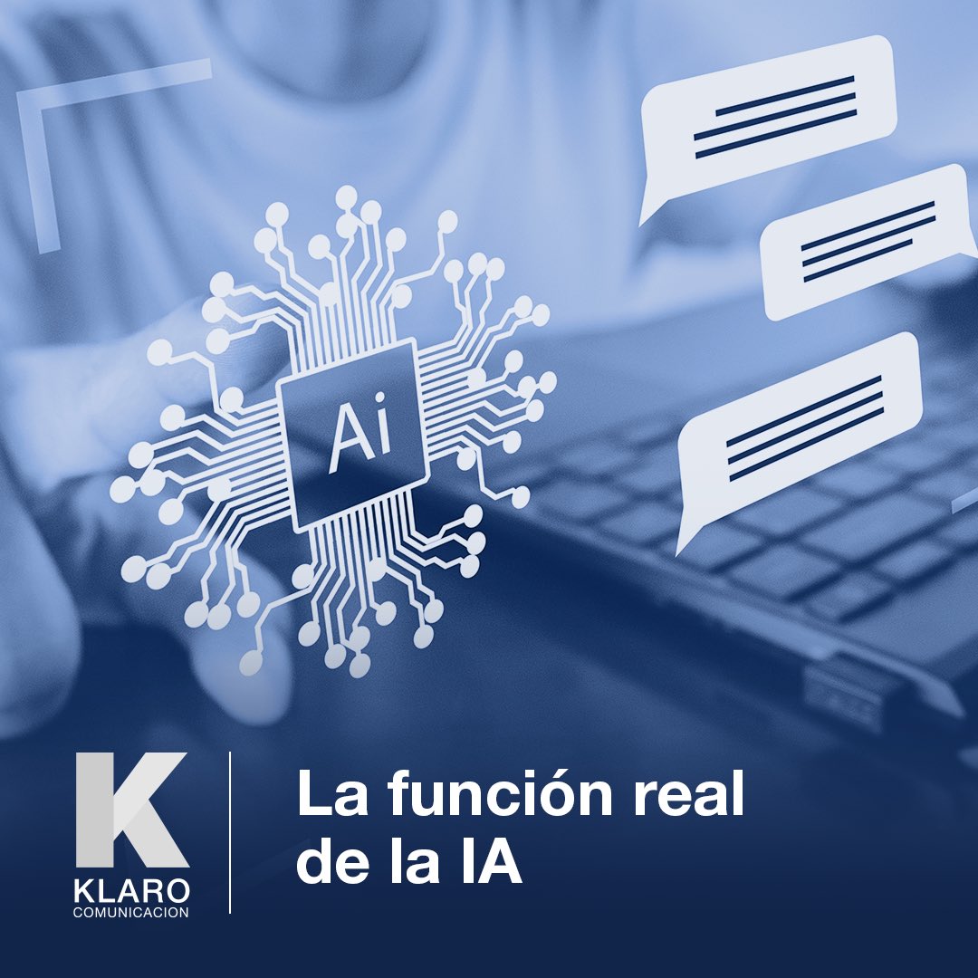 klarocom's tweet photo. Es importante tomar conciencia que la IA no es para sustituir funciones de quienes en realidad tienen el control, sino para aliarse a los objetivos trazados y potenciar los resultados que se desean. Lee nuestro blog de la semana ➡️ https://t.co/3r9f49X6zj

#IA #blog  #KlaroConK https://t.co/7M8kML7PPA