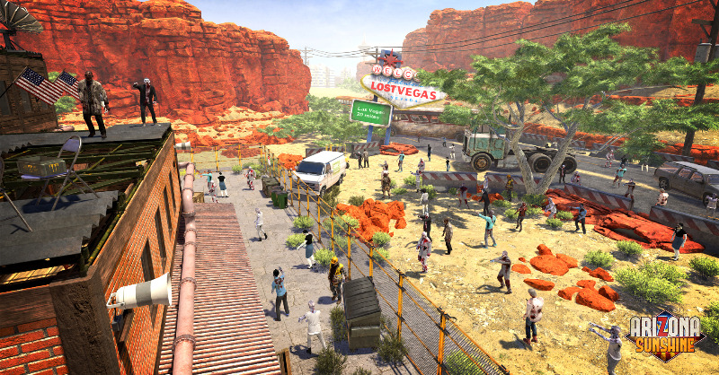 Built exclusively for #VR, #ArizonaSunshine puts you and up to 3 fellow survivors in the midst of a #zombie apocalypse. Survive solo or in co-op, handle weapons with real-life movements at 70% off on GMG: bit.ly/3I8ZUTe