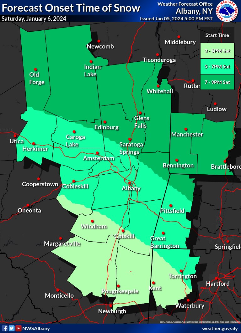 Winter Storm Warnings have been issued for the Mohawk Valley & Capital ...