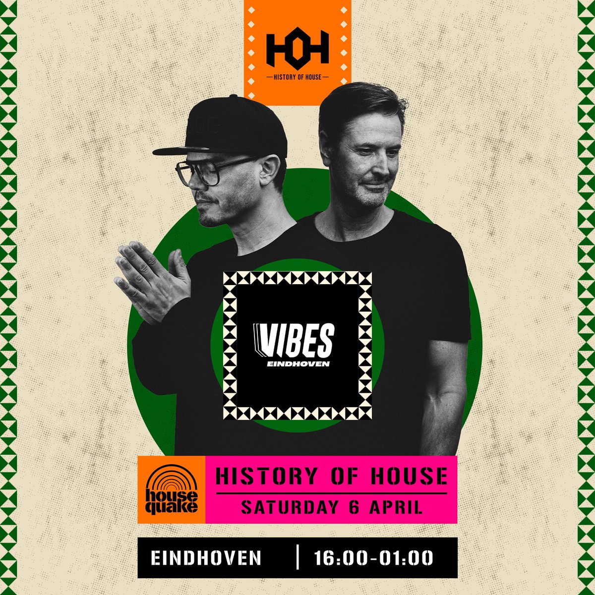 HousequakeMusic's tweet photo. Our biggest indoor edition yet! 

Come check our History of House edition at Vibes #Eindhoven (formerly Beursgebouw)! 

Get your tickets at: 
https://t.co/faU8tnxTXE https://t.co/RozvETykJS