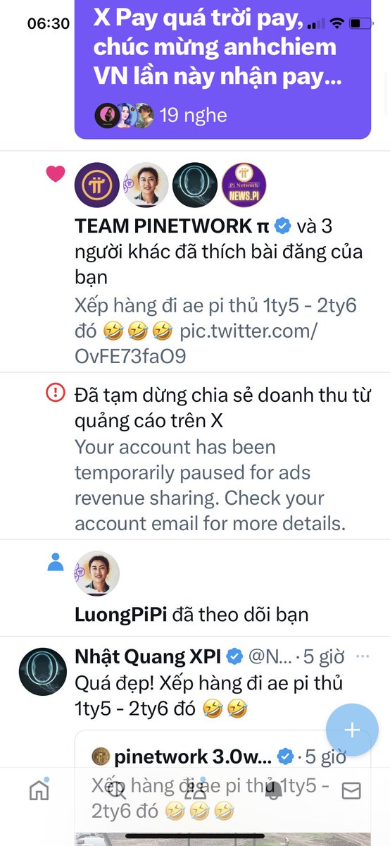 😢😢Nó đã đến , mình xin đính chính luôn nguyên nhân x không pay cho ae đông lào là trảm các tk gian lận , ko liên quan đến thuế j cả , chào cả nhà ngày mới tốt lành 
✅ từ nay e xin té , a musk rất biết cách gạt giò 🤣🤣🤣