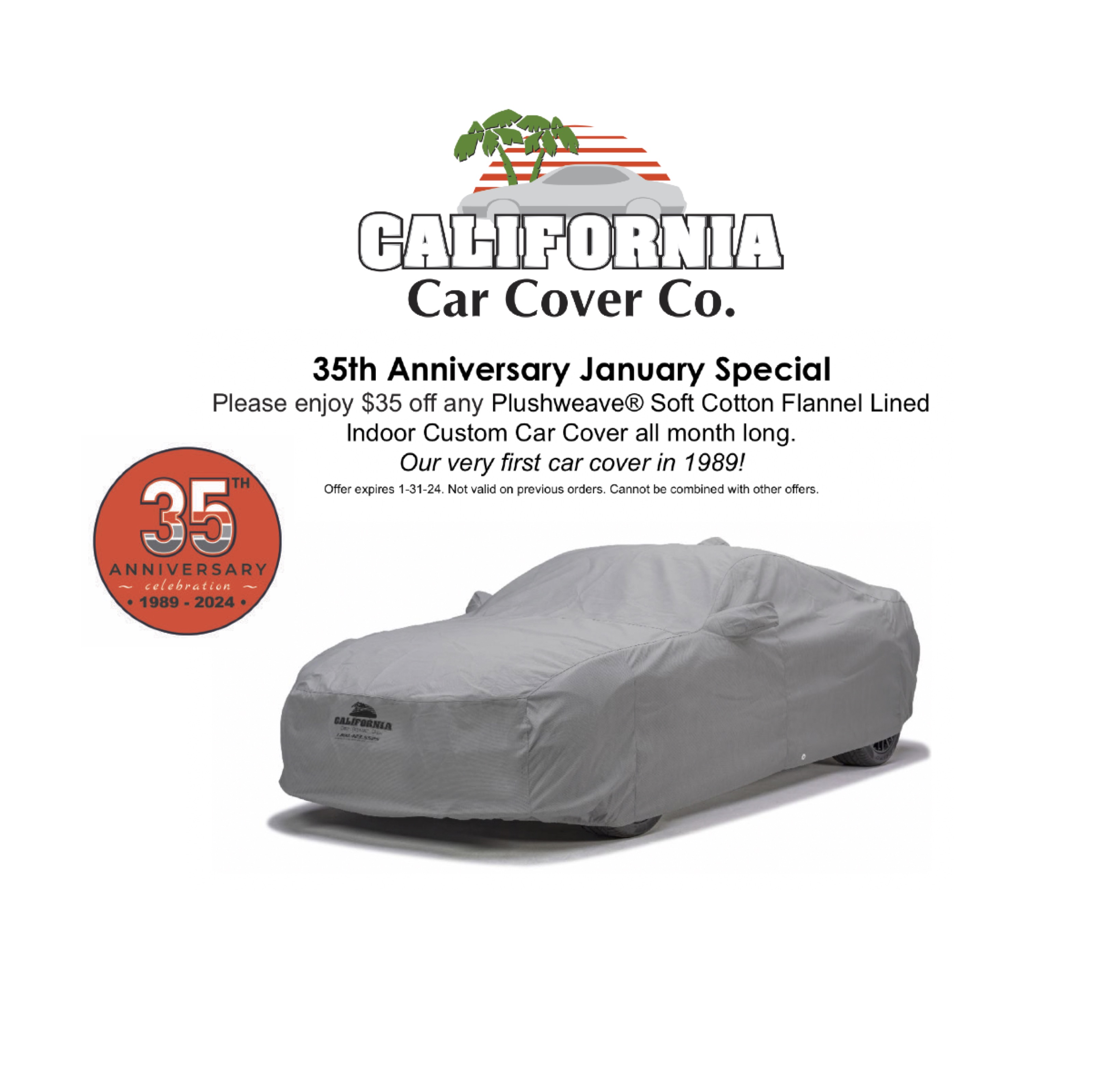 California car sale cover company catalog