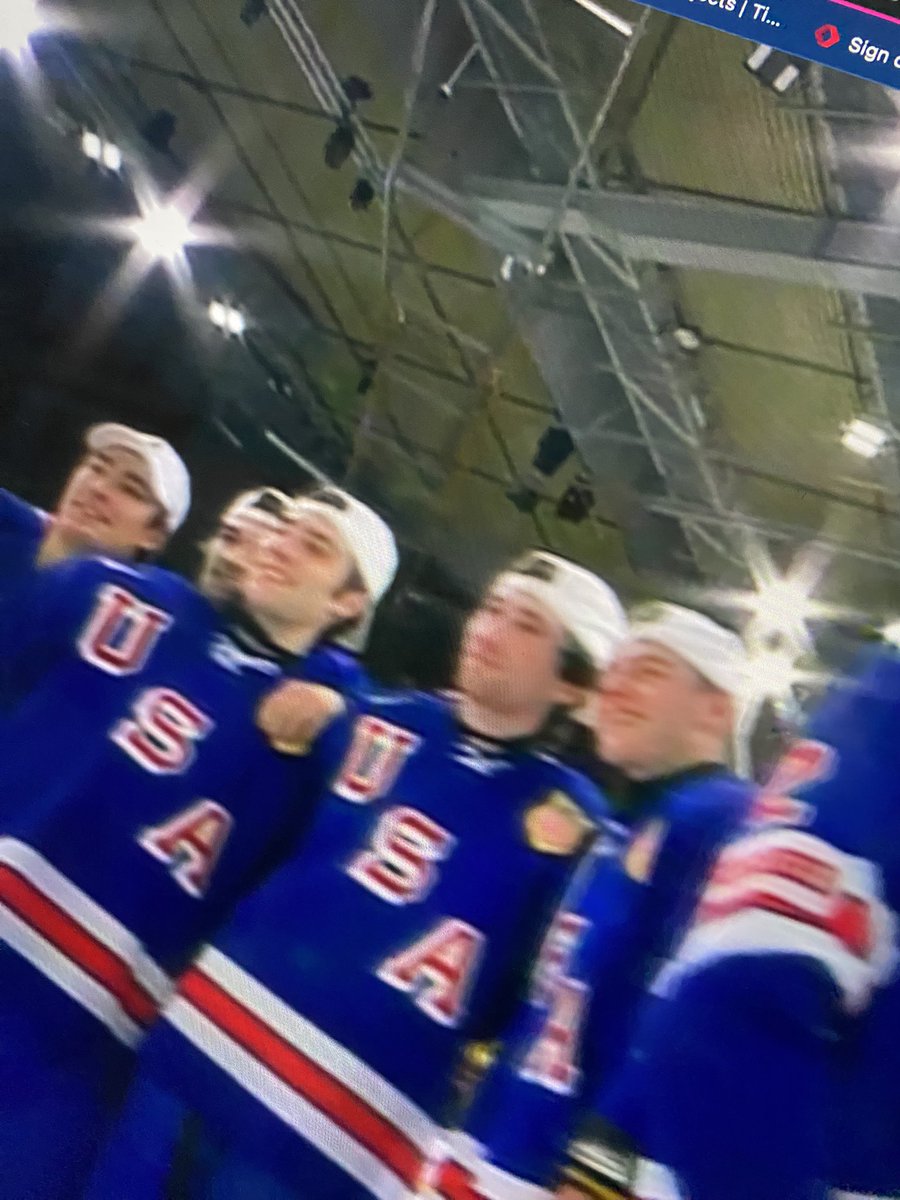 American teenage boys, with ten first round NHL drafts picks amongst them, just won gold. What a team. #usagold Very impressive tournament, big fun to watch.