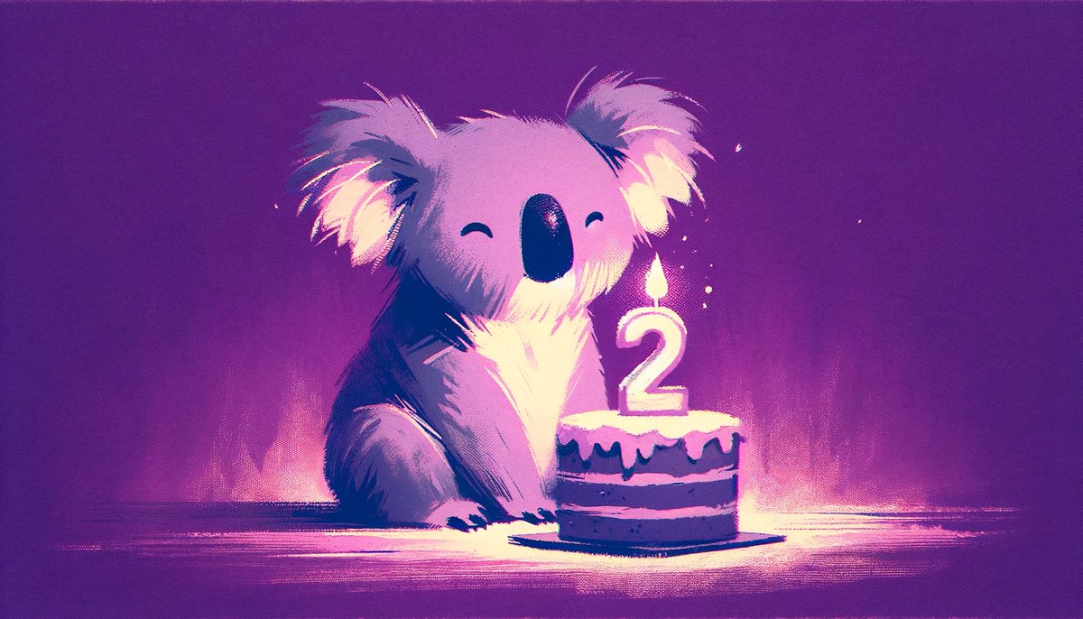 nettofarah's tweet photo. @getkoala_com  is officially TWO! 🎉 

And we are *just* getting started. The future is bright for first-party data + intent signal-based selling. 

We launched just over a year ago, and have learned an incredible amount from our early customers! https://t.co/aTz01osiyL