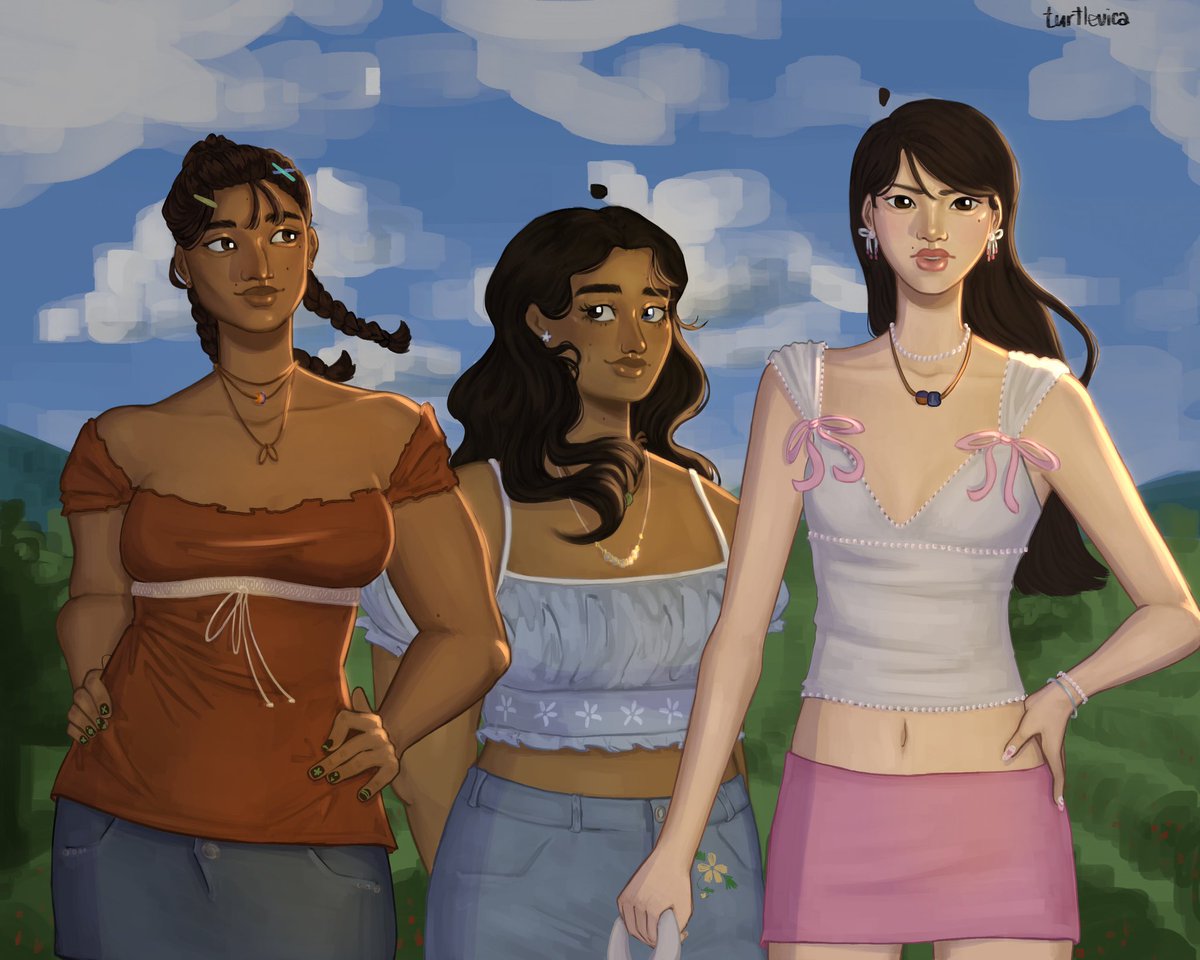 LuvingSolace's tweet image. The holy trinity

FULL RENDERED PIECE AFTER LIKE 6 MONTHS😍😍😍 see y’all in a year with a new one! 

Ignore:
[ #drewtanaka #pipermclean #silenabeauregard #pjo #PercyJacksonAndTheOlympians #fanart silena Beauregard piper McLean fanart drew Tanaka Percy Jackson art]