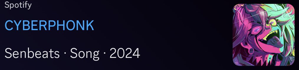 Darks0als's tweet photo. MY BOI WHO IS TALENTED AF RELEASED MY THEME SONG FOR MY 2.0 ON SPOTIFY FINALLY. He works hella hard and I’m honored to be given such 🔥 🔥 check him out and the song please ⛓️💜 https://t.co/lWdxIt4Ff4