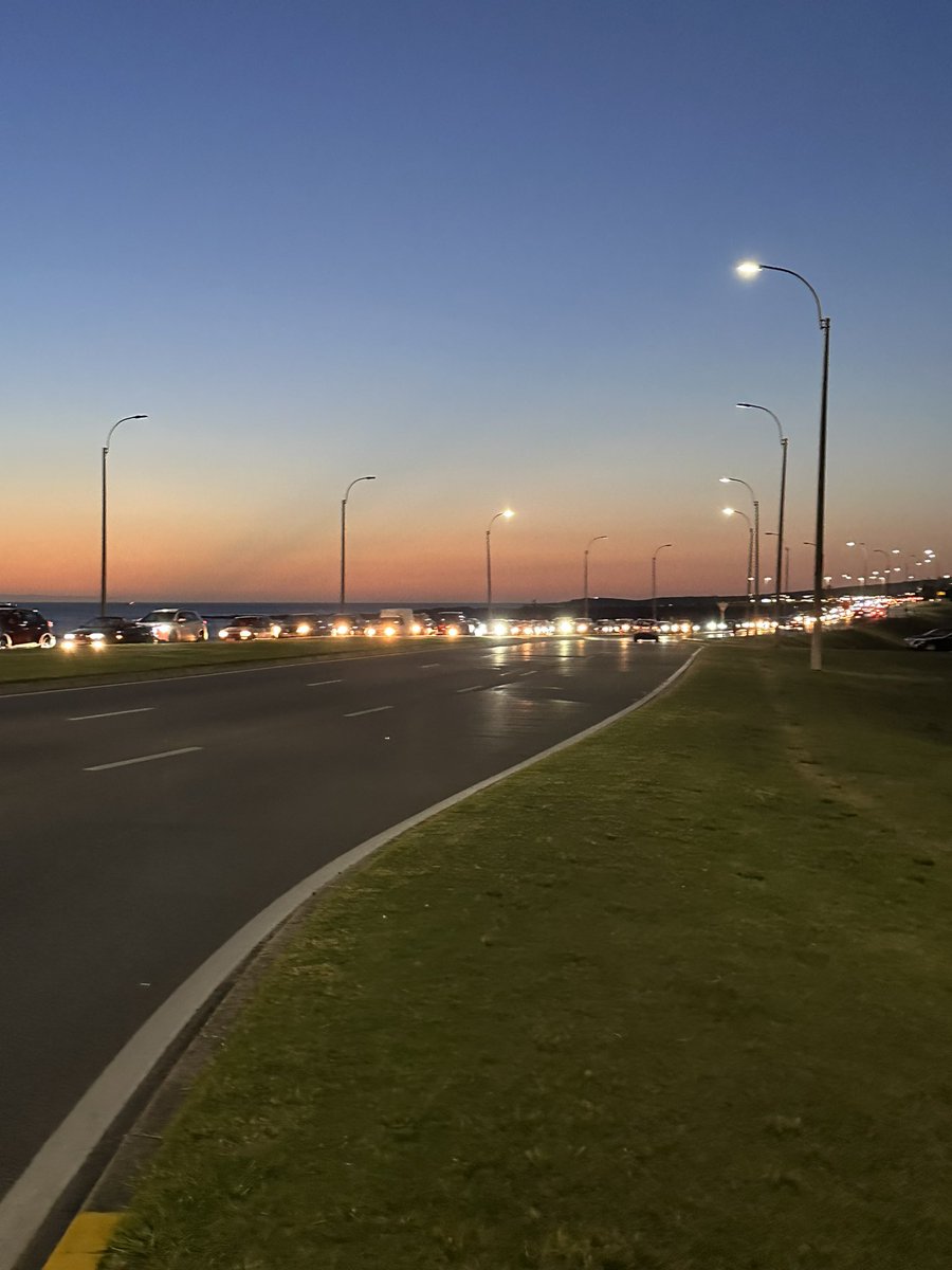 El ingreso a Punta del Este, ahora. ☀️🏖️
