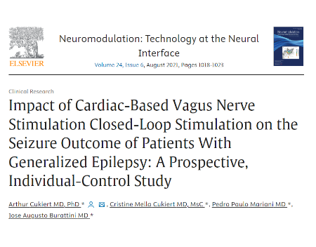 #FBF 2021:  Activation of the closed loop #VNS feature reduced seizure frequency in 40% of implanted patients without reaching statistical significance. sciencedirect.com/science/articl… #neuromodulation #Epilepsy #VagusNerveStimulation