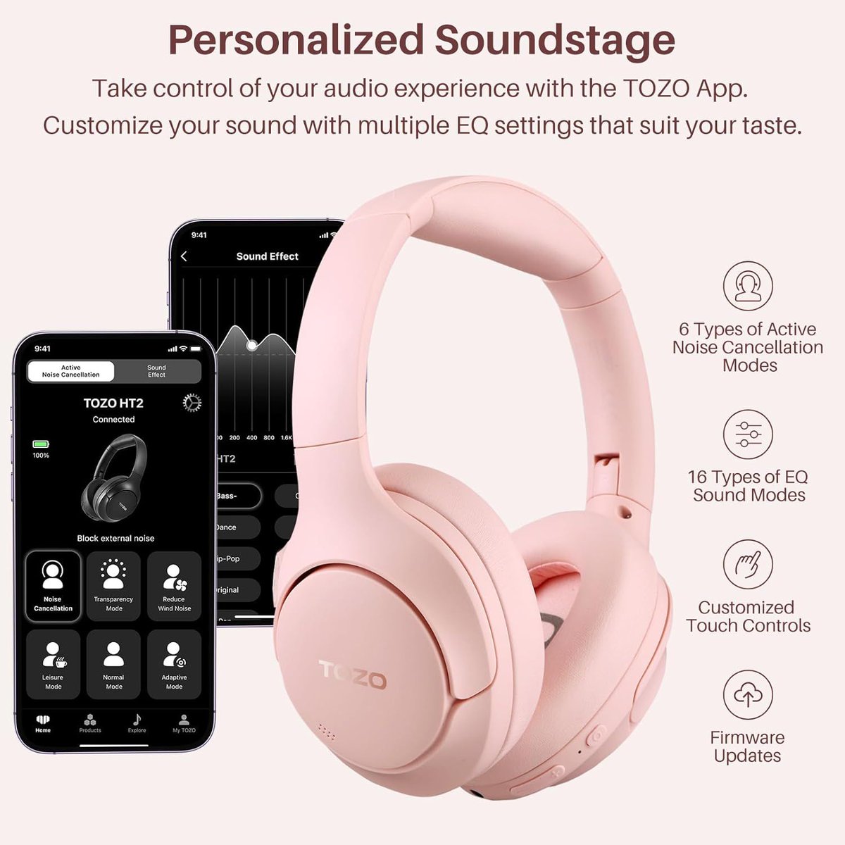 AmazoDescuentos's tweet image. 👀For a limited time. TOZO HT2😍

🏷️-38% Super Discount.

Link🔗: buff.ly/4aJaU5P

😎 Listen to your favorite music without distractions with active noise cancellation.

#tozo #ht2 #WorldJuniors #usa #music #remaniement