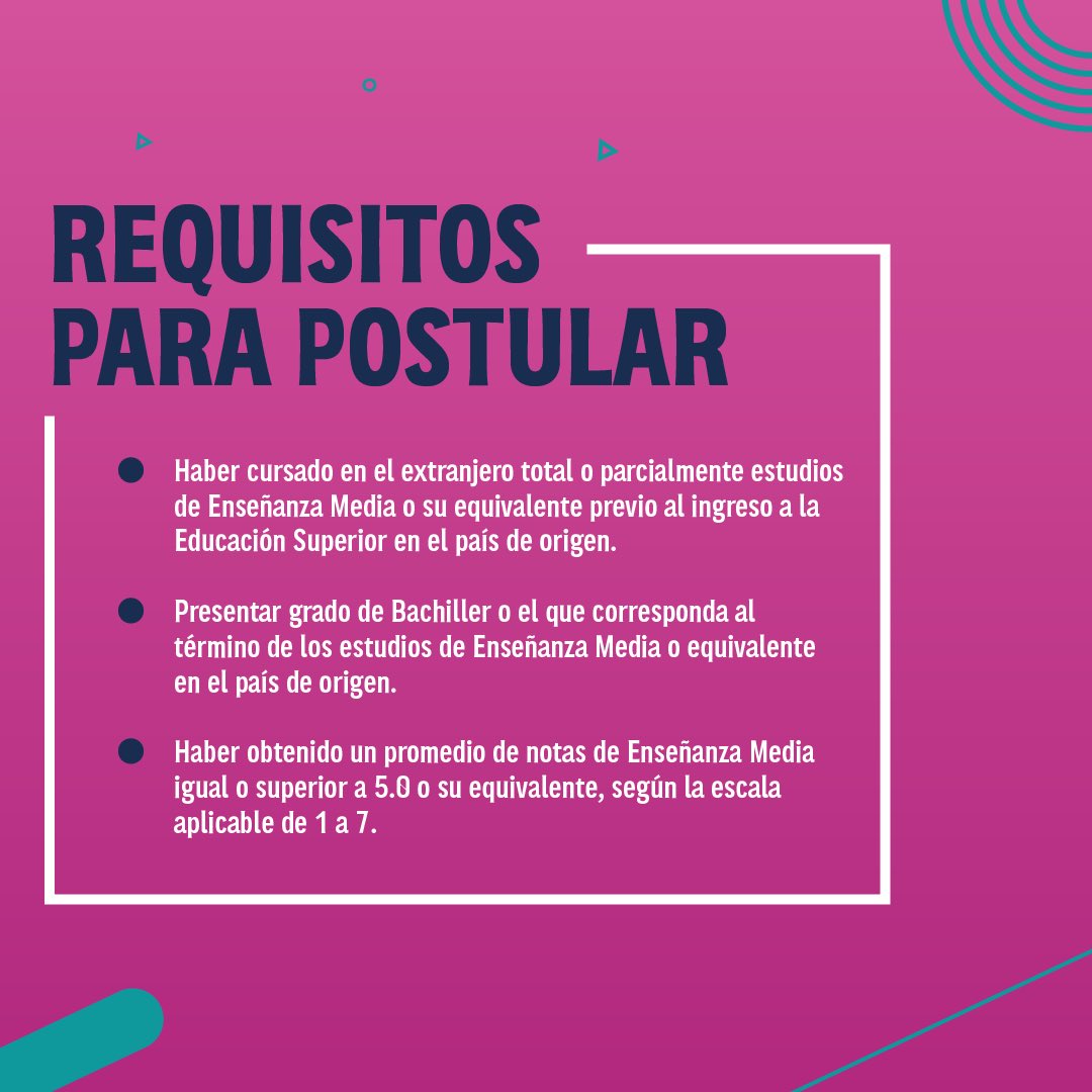 Admision_UBB's tweet photo. 🎓Postula al Ingreso Especial Personas con Estudios en el Extranjero 🌏

🗓️Postulaciones abiertas hasta el 12/01/2024

Más información ℹ️ en ➡️ https://t.co/YHpNC4eaX1 ¡Te esperamos! 😉

➡️ Postulación 💯% online 

💙 ¡Infórmate y postula! 😉 

#IngresosEspecialesUBB https://t.co/3Mf8uXebM1