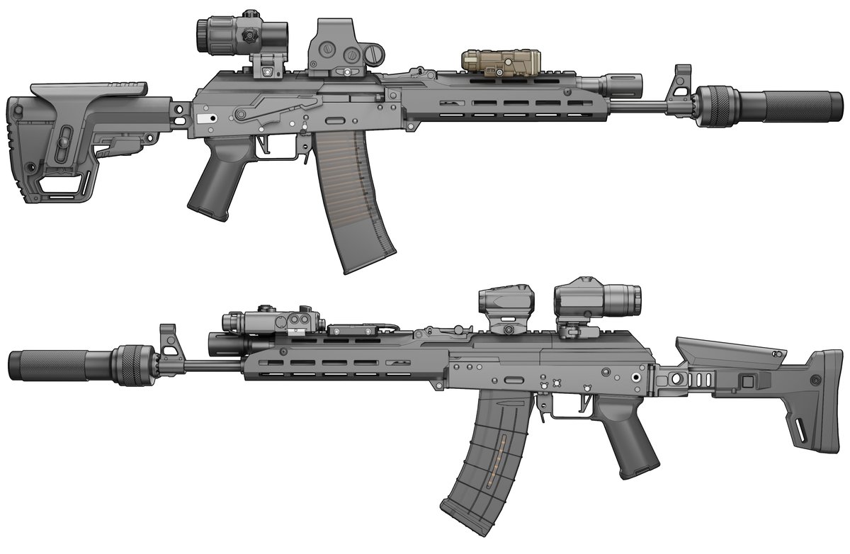 ak ページ AK-101 & AK-74 upgraded with SAG USA parts