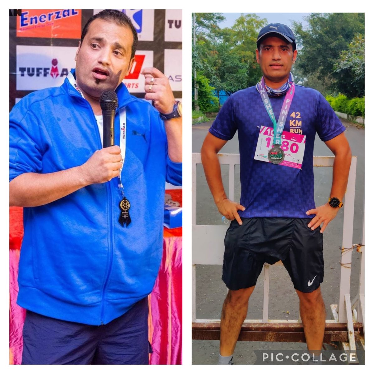 IamShajanSamuel's tweet photo. If you are looking to be the best version of yourself, here are a few tips.
1)Sleep and wake up at the same time everyday. 10-5
2)Dinner max by 7 pm,keep it light.
3)Home cooked food
4)Avoid refined sugar, processed food, anything in a packet is unhealthy.
5)Stop aerated drinks,Quit smoking. Alcohol has zero benefits, so you decide.
6)Exercise 45 min daily
7)Consistency over Intensity
8)Stop snacking in between meals 
9)Include protein every meal
10)Don't skip breakfast
11)Be patient with the results, initially there will be nothing to show, but you must show up everyday.
12) Take reference, seek inspiration from others, but at the end of the day it is your battle, you have to fight it alone.
13)You will feel like quitting at some point but remember "People don't fail, they give up early"
14)I was wearing XXL clothes ,but I started buying M size clothes and looked at them everyday and visualised wearing them someday, there is great power in Visualisation.
15) Strength training is boring,but doing the boring stuff gets you the results. Don't join a gym to walk on the treadmill, roads are for walking.
16)Nights are for sleeping, and sleep is your reward for hard work, never compromise on your sleep. 
Nothing significant happens in the night, unless you are a burglar.
17)We are all special and gifted and have hidden talents, the onus is on us to unlock them. 
18)Feeling good is as important as looking good , when you are fit and healthy you will feel both.
19)The doctor is not your friend, so avoid meeting him often, to a larger extent this  is in your hand.
20)If you like the tweet do RT, and follow me for pratical nuggets of wisdom..I don't advise anything I don't do myself.