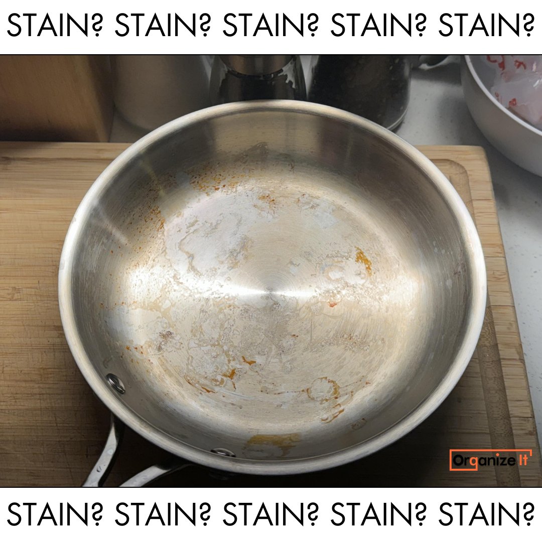 organizeitswfl's tweet image. 🔎 Do you have a pan that looks like this? 🔎

🧡 Here are our top picks:

1️⃣ Bar Keepers Friend
2️⃣ Dawn Soap
3️⃣ Baking Soda

We're not sponsored, just sharing the cleaning love! 🧡

#CleaningHacks #PanMagic #NoMoreStains
