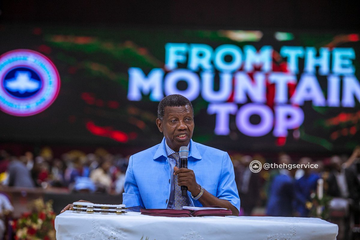 PastorEAAdeboye's tweet photo. If you want to be used by God, you must be ready to walk in holiness, He is a holy God.

January 2024 Holy Ghost Service 
#FromTheMountainTop https://t.co/udrhSsrYPc