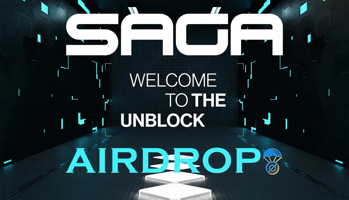<a href="/Sagaxyz__/">Saga ⛋</a> <a href="/beccaliao/">Rebecca Liao ⛋</a> <a href="/Cosmos_Spaces/">Cosmos Spaces🎙️</a> ⛋Finally SAGA Airdrop is LIVE!!!🔥

1️⃣ Visit :whitelist-saga.xyz

2️⃣ Connect your wallet and complete the verification process 

3️⃣ Repeat the process with your top 3 most active wallets 

⌛️Hurry up! Registration is open until January 7th