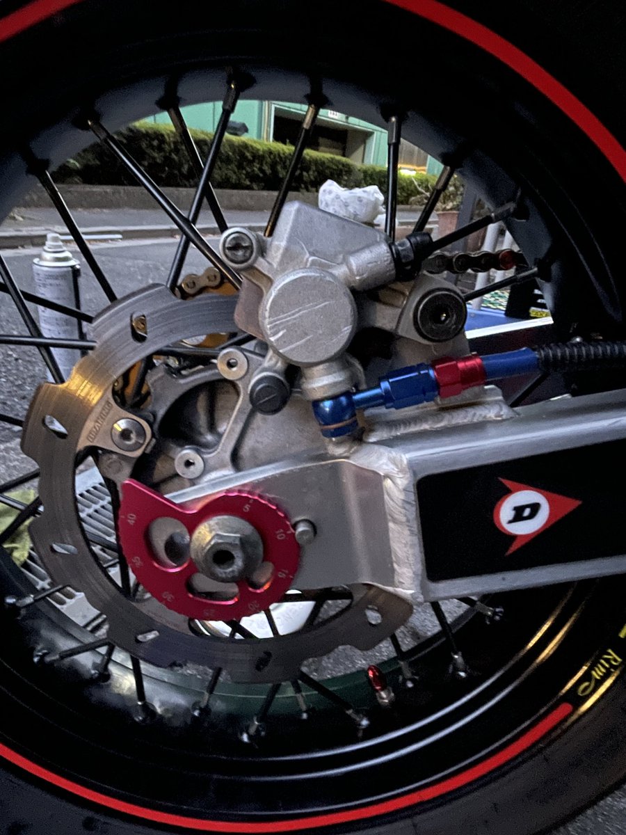 今年もしっかり止まってくれますように🙏

#ブレーキメンテナンス
#crm250ar