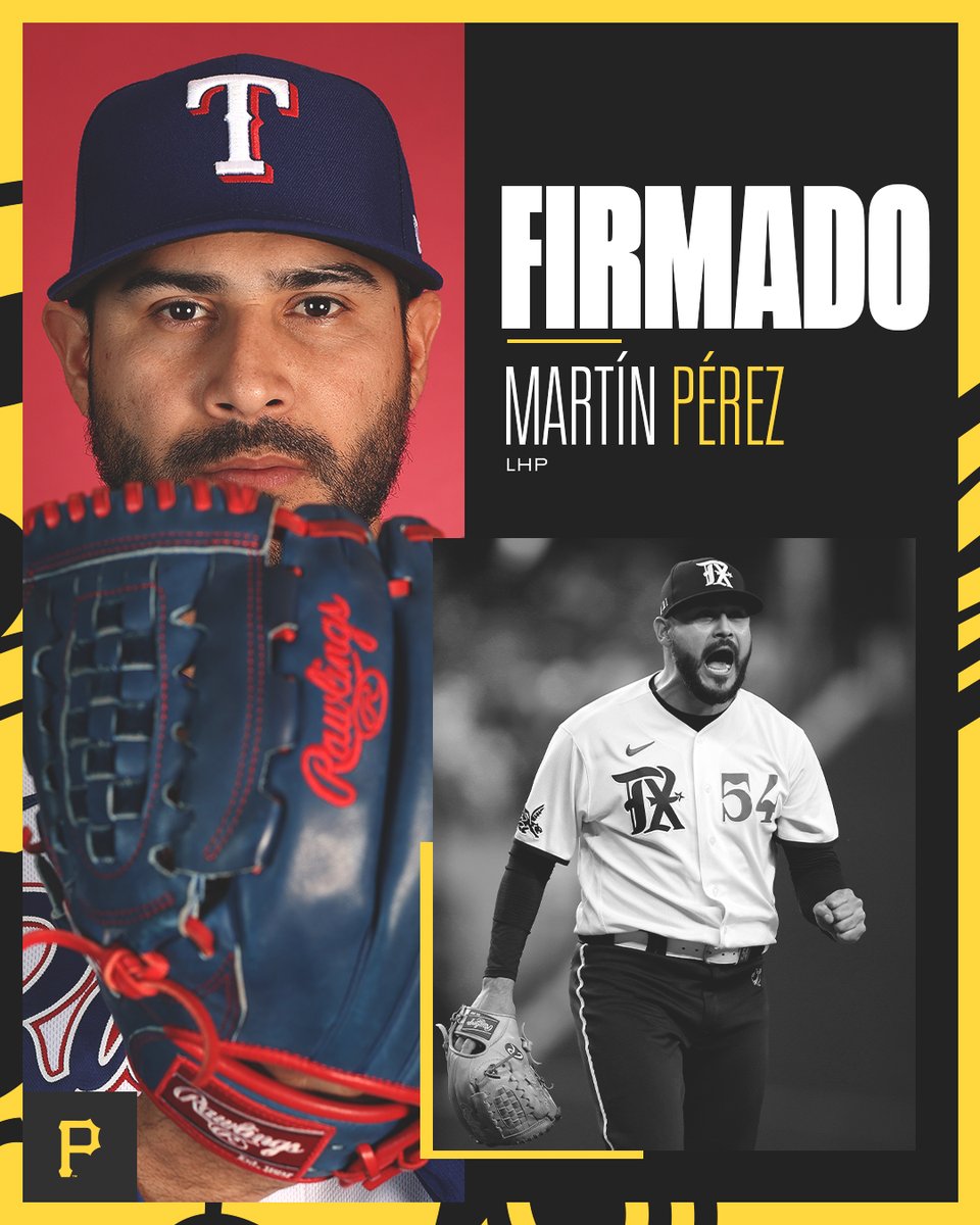 Hemos firmado al LHP Martín Pérez a un contrato por un año para la temporada 2024.
