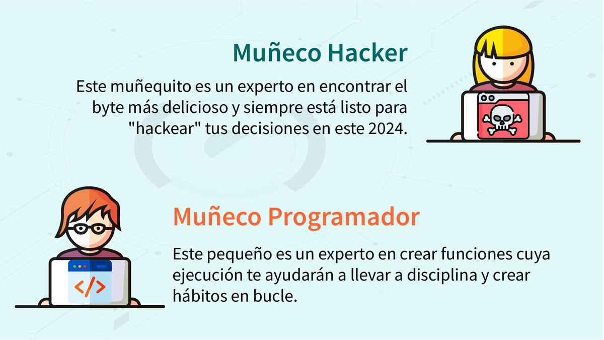 RecluITmx's tweet photo. ¡Únete a nuestra Rosca Informática! 🌐👑 Descubre tu muñeco profesional al partir. Programador, Tester, Hacker... ¿qué muñeco será el que lleve tu destino en este 2024? Celebremos juntos esta fecha especial. 🎉✨
#RoscaIT #DíadeReyes #PerfilesIT #Profesionales #Trabajo https://t.co/d6IAXqFwOo