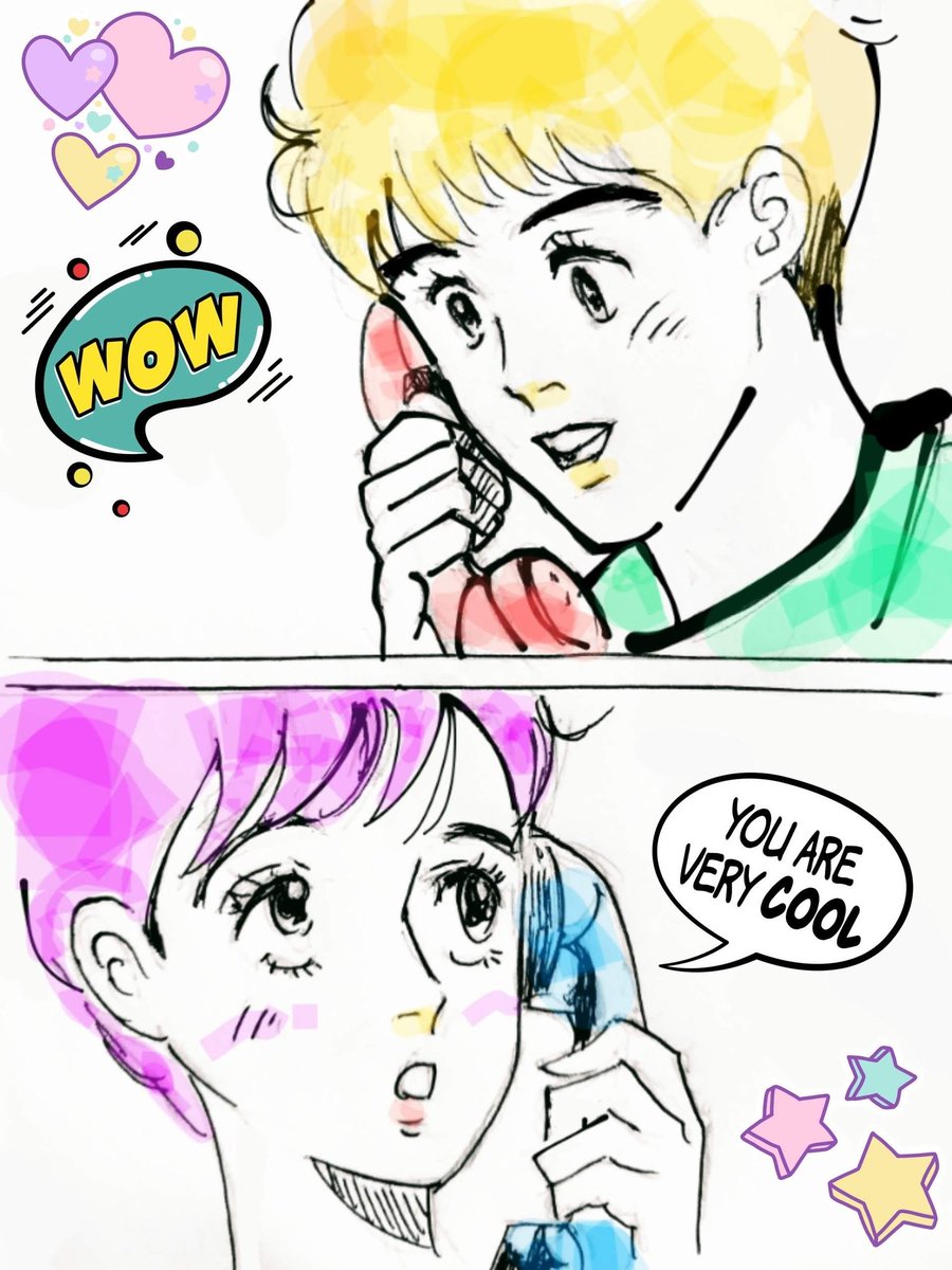🏖️📻️✨
#イラスト #アイドルを探せ #レトロ漫画 