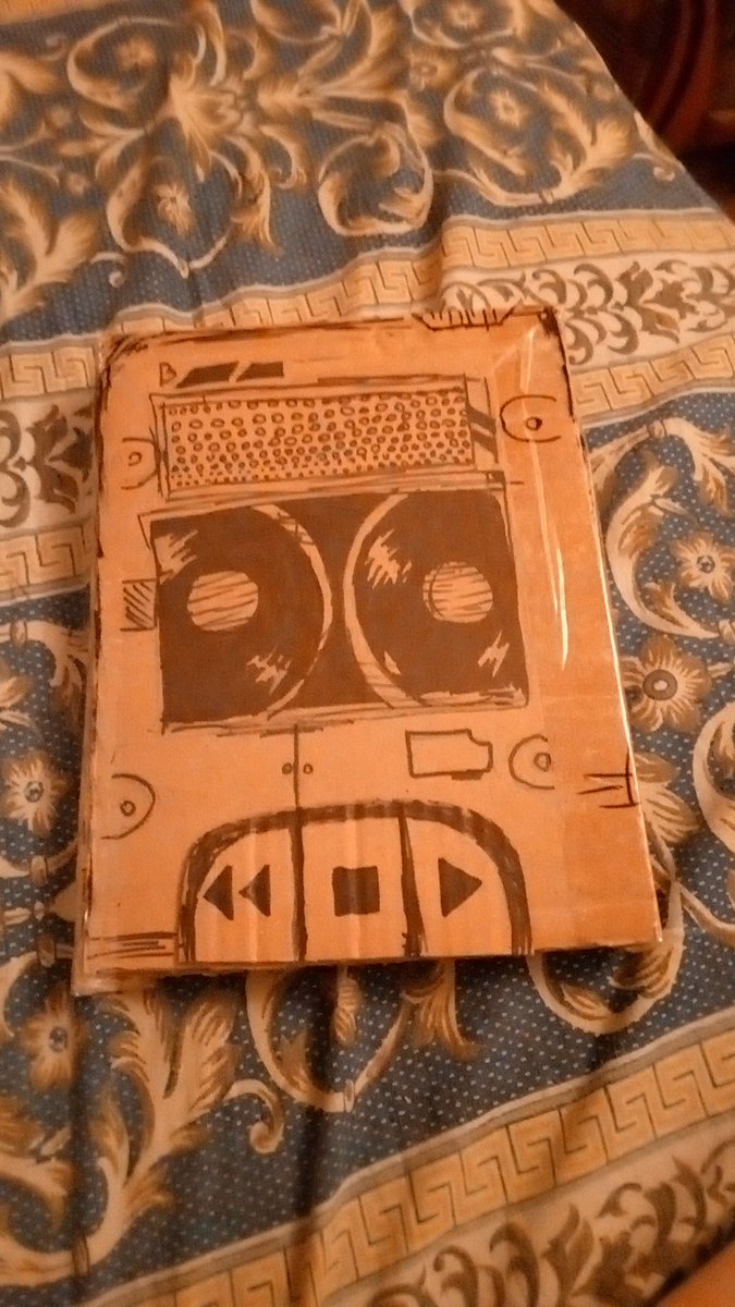 Why not make a cardboard record player?