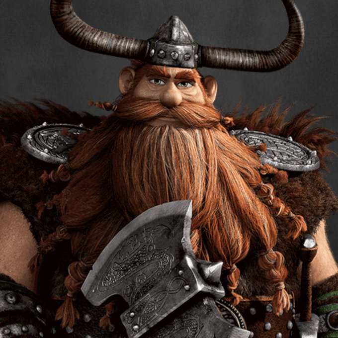 Stephen_Stanton's tweet photo. Here's something I'm really looking forward to! Gerard Butler reprising his role as Stoick in the live-action movie adaptation of #HowToTrainYourDragon #InForTheWin https://t.co/mwg7wrjZ8I