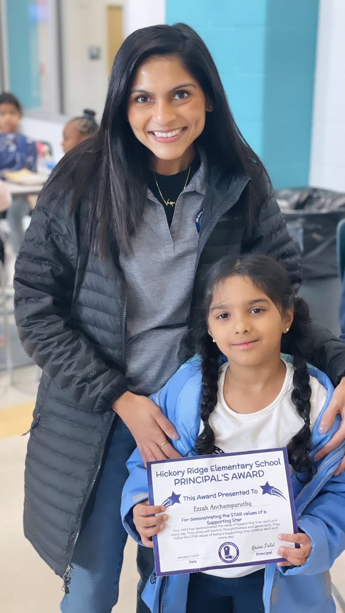 KrinaBPatel's tweet photo. Thankful for today! We had the best time during our 2nd quarter PBIS celebration and Principal Award lunch! So proud of our Cowboys! 🤠✨��� @HickoryRidgeES @CabCoSchools https://t.co/4muHQYkMgy