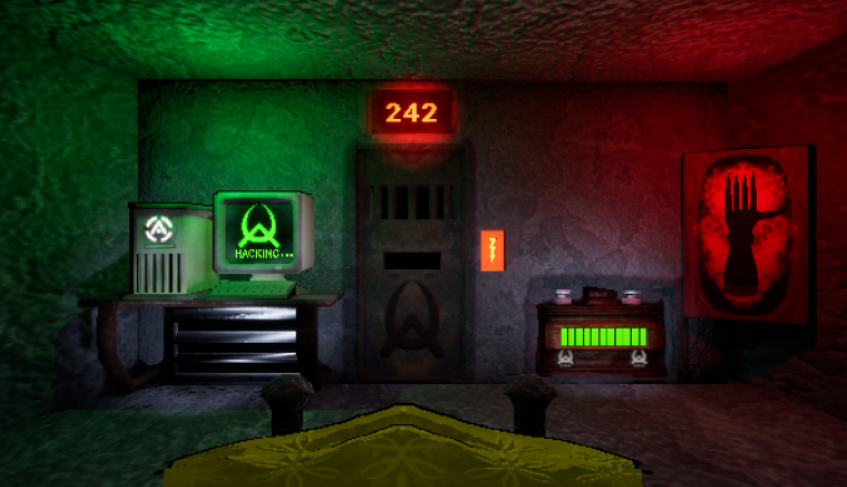 Void__ink's tweet photo. Fixing the scene with cell shading and outline shaders what do you think? 

#ScreenshotSaturday #SaturdayScreenShot #horror #indiedev #indiegamedev #gamedesign https://t.co/IFowH9QpTF