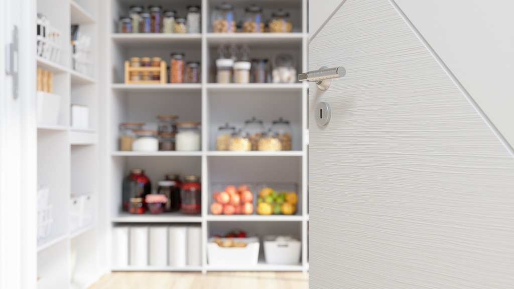 This kitchen pantry is HUGE! Is more pantry storage on your Dream Home list? 
#kitchen #pantry #storage #storagespace #house #home #realestate #kitchenpantry #kitchenstorage