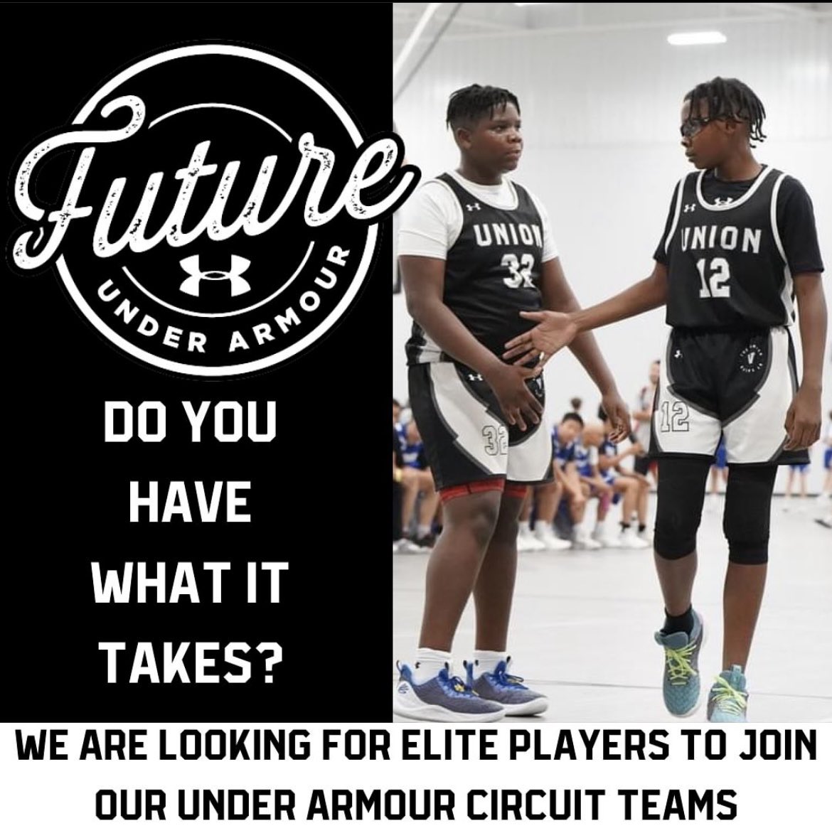 We are looking for middle school players that want to join our Under Armour circuit teams for 6th - 8th grade. 

Our next event is in Memphis in February. You don’t want to miss this 🏀🔥
More info @ basketball.valorclub.org/union/