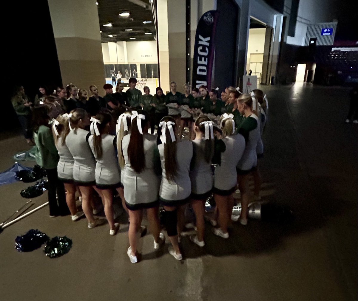 kassduncan's tweet photo. It’s almost go time! ⁦@ReedyHSCheer⁩ ⁦@ReedyLions⁩ https://t.co/LUwMaj48PT
