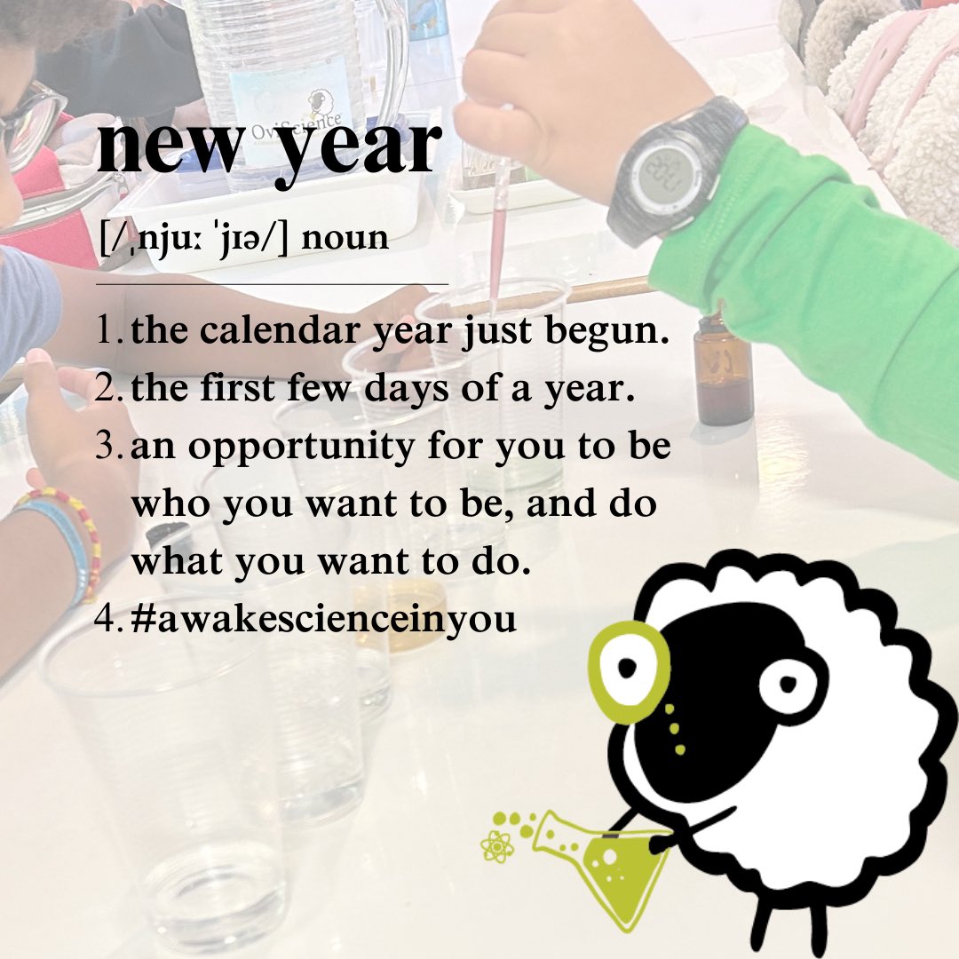 2️⃣0️⃣2️⃣4️⃣ It's here, it's here and it's time to live it to the full. 💡 It brings immense, good challenges, the kind that give a scientist a cold stomach 🧪 It comes with science, because of course that's what I'm here for. 🐑 #awakescienceinyou