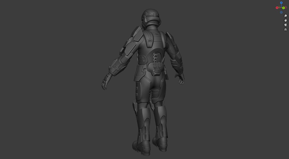 Despite having a lot of ambitious projects planned for 2023, between work and uni, I didn't get around to most of them :( 

This ODST commission, though, despite taking way longer than needed, will be my first project to complete in 2024

#Halo #ODST #Blender3D