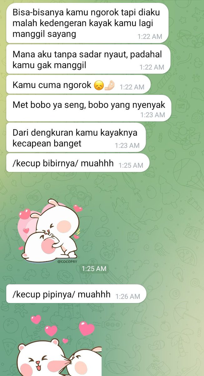 Fak kata gua mah, terlalu gemas. /Die/