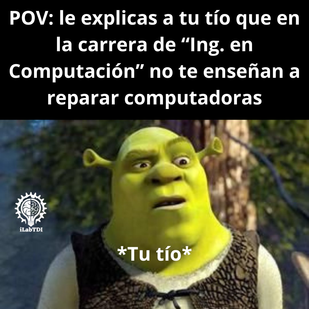 iLabTDI's tweet photo. Primer meme del año :)
#humor #Memes #computing https://t.co/2Z7qPJ5Ms4