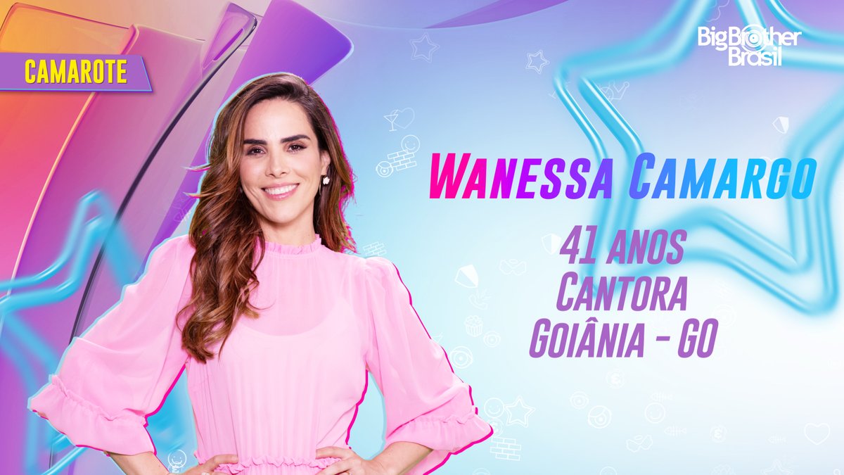 A cantora Wanessa Camargo tem 41 anos e é natural de Goiânia, Goiás, onde teve uma infância simples e feliz junto aos pais, irmãos, avós, primos e tios. Ainda criança, mudou-se para São Paulo com parte da família e, na capital, lembra-se de acompanhar a mãe no trabalho de