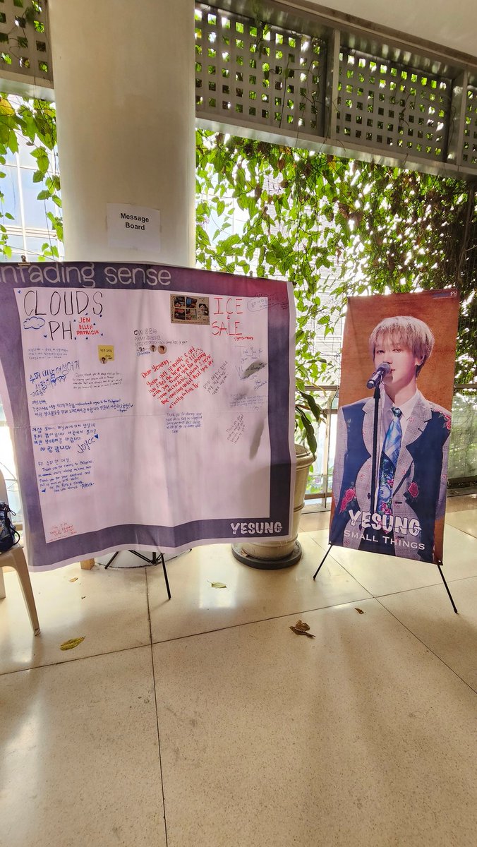 sujubatchmate's tweet photo. Good morning, ELFs/Clouds! Message board is up! See you later in #YEstival !!! 💙🥰💐

#UnfadingSenseinManila #YESUNGinMANILA https://t.co/RSnghPfMG5