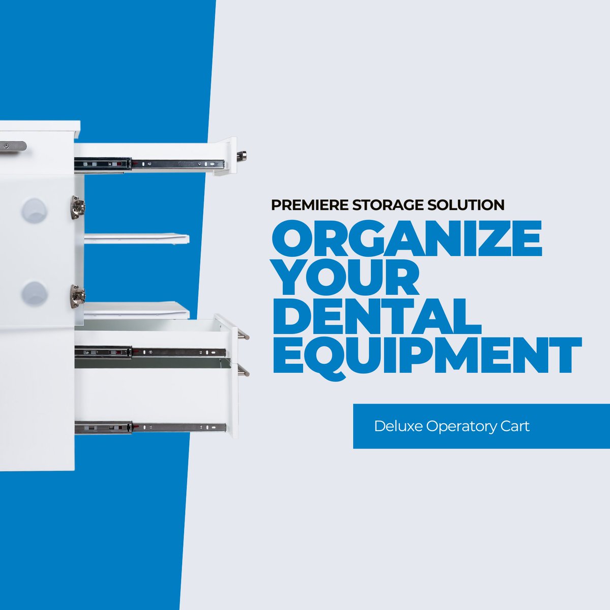 Not enough space for all your dental equipment? Aseptico's got you covered with our all-new Deluxe Operatory Cart! Its interior drawers and full swing door are perfect for storing and utilizing your equipment.

Learn more at ow.ly/Yb3950QopPG

#Dentistry