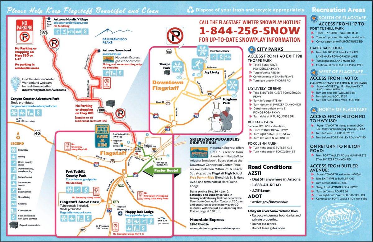 Your guide to winter activities in Flagstaff! Bookmark the link, screenshot the image and experience all there is to enjoy in Flagstaff! hil.tn/6uibyz