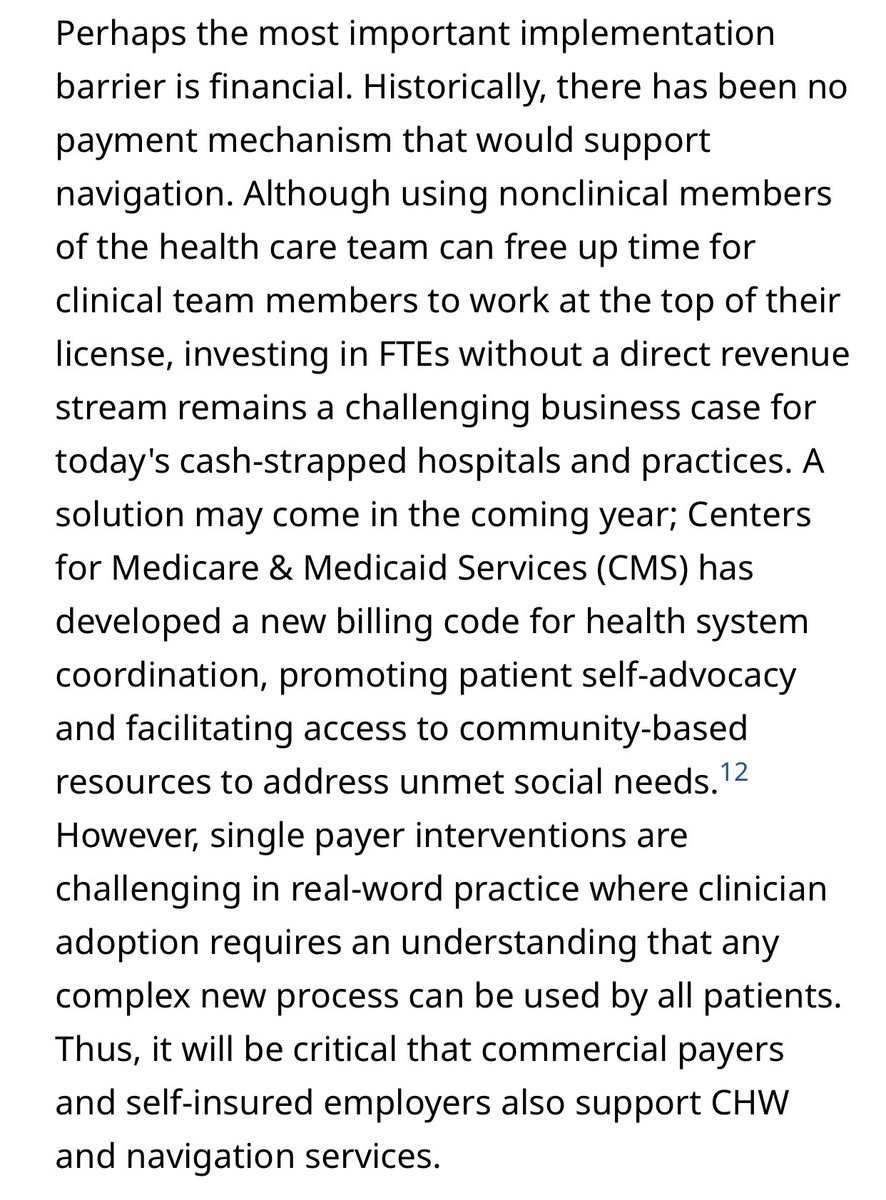 Community Health Worker Navigation for Patients With #Cancer: It Is Time to Scale up. 

ascopubs.org/doi/full/10.12…

@ASCO @JCO_ASCO @JCOOP_ASCO 
@GRocqueMD @manalipatelmd 
#PallOnc #SuppOnc #GeriOnc