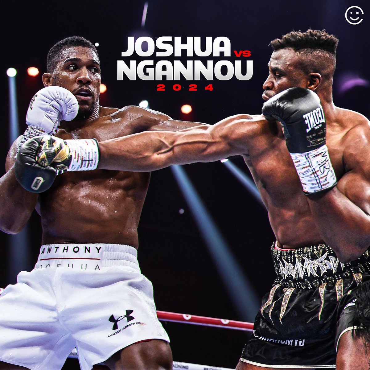AllezLesLions's tweet photo. 🥊 Francis Ngannou affrontera Anthony Joshua en 10 rounds en Arabie Saoudite le 9 mars prochain.

Le combat sera annoncé officiellement lors d’une conférence de presse à Londres. 🔥 

#ThePredator

[@arielhelwani] https://t.co/rAiH9Vs3KQ