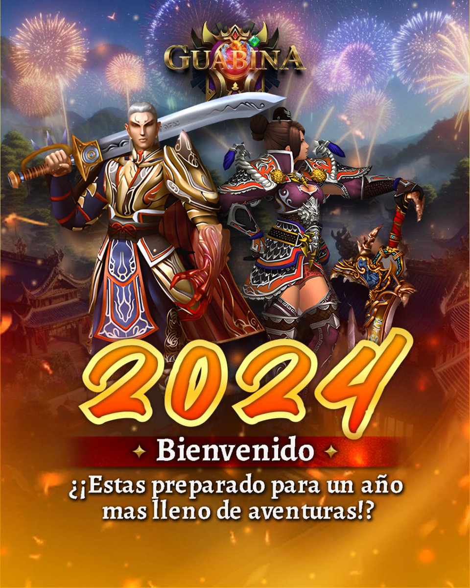¡Bienvenido al año nuevo en nuestro servidor #metin2guabina! 🥳🎆🎇Ha llegado el momento de nuevas aventuras, desafíos emocionantes y amistades duraderas. 
#felizañonuevo #metin2privateserver #pvp #pcgaming #guabina #gamenonline #levelup #metin2guabina #añonuevo #explore