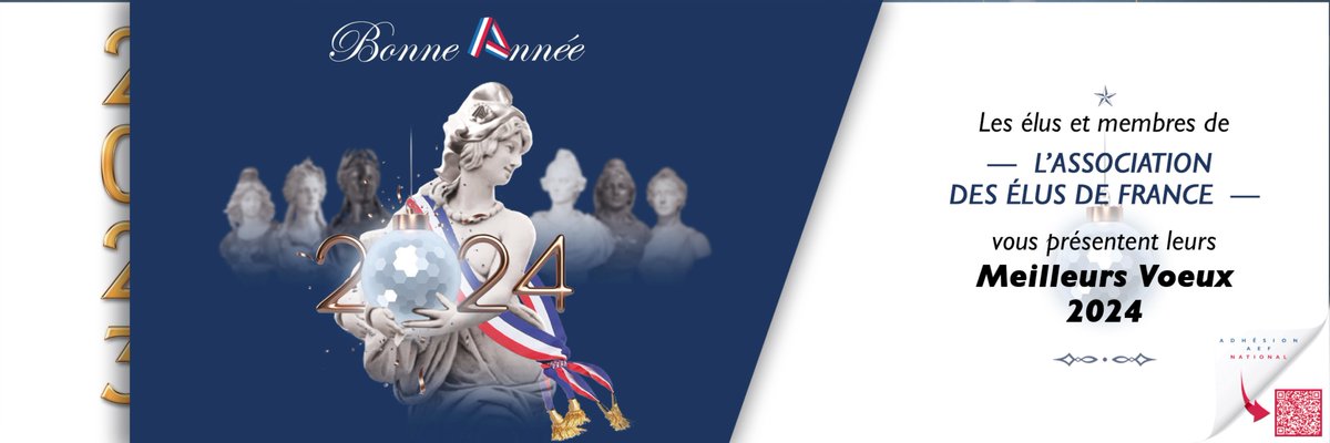 🇫🇷 Chers amis, chers élus,  
En dehors de vous, rien n’est possible. Avec vous, le monde s’offre à nous ! Seuls, nous sommes faibles. 
Ensemble, nous sommes la force de discernement et de réconciliation dont le pays a besoin. 
Chers amis, chers élus, très belle année 2024 ! 🥳