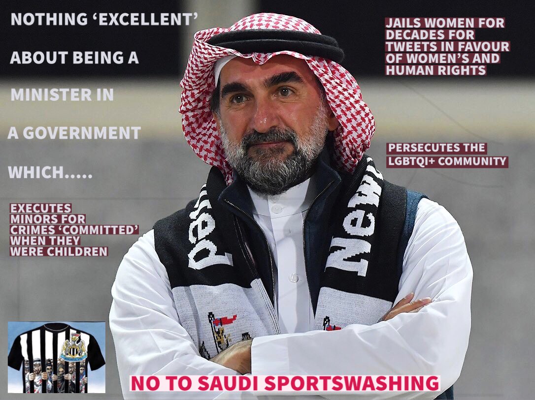 The bloody reality of gross human rights abuses the #NUFC owners want to sportswash away …….

Don’t let them. Speak up & RT! #SUNNEW 

#FREEAishaalNajibani
#FREEManahelalOtaibi
#FREEMuhammadalGhamdi
#FREESalmaalShehab
#FREEAbdullahalDerazi
#FREEJalalalLabad
#FREEHassanalFaraj