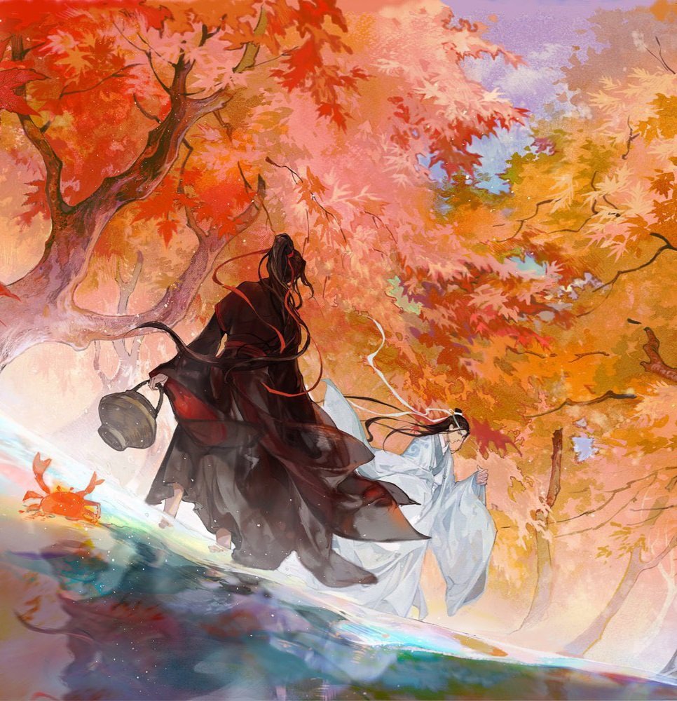 wangxiangallery's tweet photo. official illustration from mdzs weibo 
illustration by: 何何舞 https://t.co/sAk44BOdCw